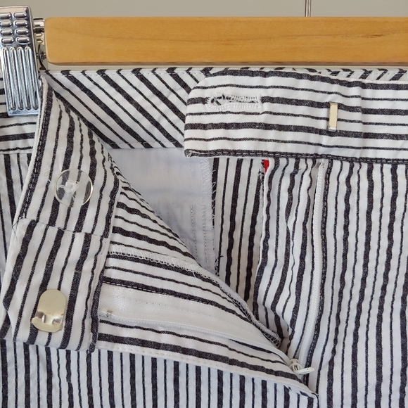 Izod Seersucker Cotton Striped Shorts Size 14 - Picture 7 of 10